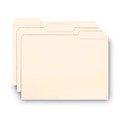 Office Jansan | Smead 10230 0.75 in. Expansion Letter Size 1/3-Cut Tabs Assorted Interior File Folders - Manila (100/Box) image number 3