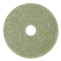 Cleaning & Janitorial Accessories | 3M 5000-20 20 in. Diameter Low-Speed TopLine Autoscrubber Floor Pads 5000 - Green/Amber (5/Carton) image number 1