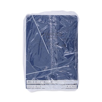 Universal A7011723A 9.5 in. x 11 in., 6 in. Capacity, 2 Posts, Pressboard Hanging Binder - Blue