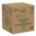 Food Trays, Containers, and Lids | Dart 90HTPF1R 9 in. x 9.4 in. x 3 in. Foam Hinged Performer Perforated Lid Container - White (200/Carton) image number 0