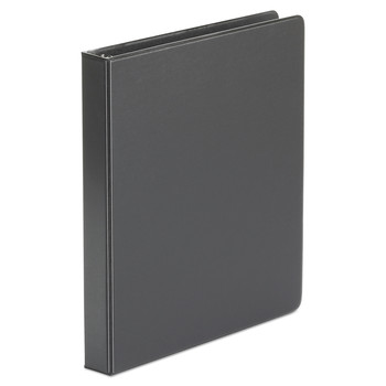 Universal UNV31401PK Economy 1 in. Capacity 11 in. x 8.5 in. Non-View Round 3-Ring Binder - Black (4/Pack)