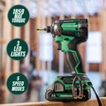 Impact Drivers | Metabo HPT WH18DCQ4M 18V MultiVolt Brushless Lithium-Ion Cordless Triple Hammer BOLT Impact Driver (Tool Only) image number 13