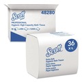 Cleaning & Janitorial Supplies | Scott 48280 2-Ply Septic-Safe Hygienic Bath Tissue - White (36-Packs/Carton) image number 0