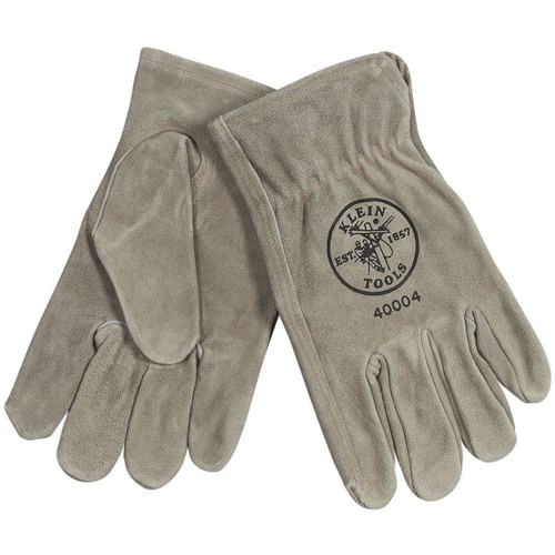 Work Gloves | Klein Tools 40004 Cowhide Driver's Gloves - Medium image number 0