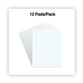  | Universal UNV11000 8.5 in. x 11 in. Glue Top Pads - Legal Rule, White (1 Dozen) image number 4