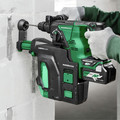 Rotary Hammers | Metabo HPT DH36DPAM MultiVolt 36V Brushless Lithium-Ion 1-1/8 in. Cordless SDS Plus Rotary Hammer Kit with 2 Batteries (4 Ah) image number 10