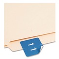 Labels | Smead 67421 1.5 in. x 1.5 in. 1 Numerical End Tab File Folder Labels - Light Blue (1-Roll) image number 2