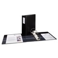 Office Jansan | Avery 08802 3 EZD Rings 4 in. Capacity 11 in. x 8.5 in. Durable Non-View Binder with DuraHinge - Black image number 1