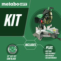 Miter Saws | Metabo HPT C12FDHS 15 Amp Dual Bevel 12 in. Corded Miter Saw with Laser Guide image number 1