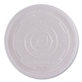Food Trays, Containers, and Lids | Eco-Products EP-ECOLID-SPS 8 oz. World Art PLA-Laminated Soup Container Lids - Translucent (1000/Carton) image number 1