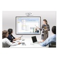  | MasterVision BI1591720 90 in. x 52.7 in. Interactive Dry Erase Board - White Porcelain Steel Surface, Black Aluminum Frame image number 1