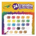 Bulk Savings Pricing 2 | Crayola 682424 3.3 millimeter 2B Erasable Color Pencil - Assorted Lead and Barrel Colors (24/Box) image number 7
