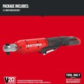 Cordless Ratchets | Factory Reconditioned Craftsman CMCF930BR V20 Brushed Lithium-Ion 3/8 in. Cordless Drive Ratchet (Tool Only) image number 4