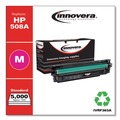 RECON SALE | Factory Reconditioned Innovera IVR508AM Remanufactured 5000 Page Yield Replacement Toner Cartridge for HP 508A - Magenta image number 1