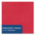 File Folders | Roaring Spring 50123 Accommodates (50) 11 in. x 8.5 in. Sheets Pocket Folder - Red (250/Carton) image number 6