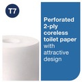Office Jansan | Tork 472881 2-Ply Advanced Coreless High Capacity Bath Tissue - White (12 Rolls/Carton) image number 1