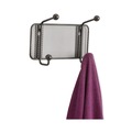 Cleaning & Janitorial Supplies | Safco 6401BL 8.5w x 3d x 5.5h 2-Hook Onyx Mesh Wall Racks - Black image number 1