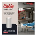 Customer Appreciation Sale - Save up to $60 off | WypAll 35401 X60 9.8 in. x 13.4 in. Cloths - Small, White (130/Roll, 12 Rolls/Carton) image number 3