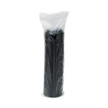 Cutlery | Dart 16ELBLK Cappuccino Dome Sipper Lids Fits 12 oz. to 24 oz. Hot Cups - Black (1000/Carton) image number 0