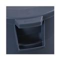 Cleaning & Janitorial Supplies | Boardwalk 1868182 Plastic Round Flat-Top Lid for 32 gal. Waste Receptacles - Gray image number 6