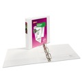 Office Jansan | Avery 17022 3 Slant Rings 1.5 in. Capacity 11 in. x 8.5 in. Durable View Binder with DuraHinge - White image number 2