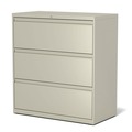  | Alera 25488 36 in. x 18.63 in. x 40.25 in. 3 Legal/Letter/A4/A5 Size Lateral File Drawers - Putty image number 1