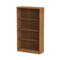 Office Filing Cabinets & Shelves | Alera ALEVA635632WA Valencia Series 31-3/4 in. x 14 in. x 55 in. Four-Shelf Bookcase - Modern Walnut image number 1