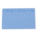 Cleaning Cloths | Tork 192196 13 in. x 21 in. Quat Friendly 1/4 Fold Foodservice Cloths - Blue (150/Carton) image number 2