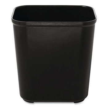 Rubbermaid Commercial 7 gal. Fiberglass Wastebasket - Black