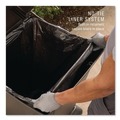 Trash Cans | Rubbermaid Commercial FG917188BLA Ranger 45-Gallon Fire-Safe Structural Foam Container - Black image number 5