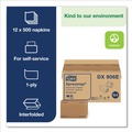 Paper Towels and Napkins | Tork DX906E 2-Ply Bag-Pack 13 in. x 8.5 in. Xpressnap Interfold Dispenser Napkins - Natural (6000/Carton) image number 9