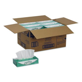 Georgia Pacific Professional 2-Ply Premium Facial Tissues in Flat Box - White (30-Boxes/Carton)