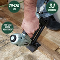 Pneumatic Flooring Staplers | Metabo HPT N4004ABM 1-9/16 in. 18-Gauge 1/4 in. Crown Pneumatic Pro Flooring Stapler image number 2