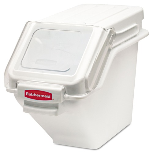 Just Launched | Rubbermaid Commercial FG9G5700WHT 5.4 Gal. 11-1/2 in. x 23-1/2 in. x 16-7/8 in. ProSave Shelf Ingredient Bin (White) image number 0