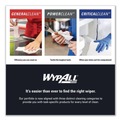 Paper Towels and Napkins | WypAll 41041 11.1 in. x 16.8 in. Power Clean X80 Heavy Duty Cloths - Blue (160/Carton) image number 2