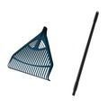 Outdoor Hand Tools | Suncast Commercial LRT240D 24 in. Width x 47.5 in. to 66 in. Length Telescoping Rake image number 3