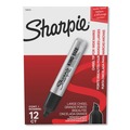 Office Jansan | Sharpie 15001 King Size Broad Chisel Tip Permanent Marker - Black (1-Dozen) image number 0