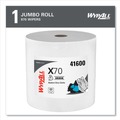 Cleaning & Janitorial Supplies | WypAll 41600 X70 12-1/2 in. x 12-2/5 in. Cloths - White, Jumbo (870 Towels/Roll) image number 1