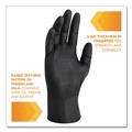Disposable Gloves | Ansell 49275 G10 Kraken Grip 9.5 in. 6 mil Nitrile Gloves - Small/Black (1000/Carton) image number 3
