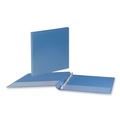 Office Jansan | Universal UNV20723 11 in. x 8.5 in. 1.5 in. Capacity 3 Rings Slant D-Ring View Binder - Light Blue image number 5