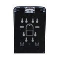 New Year New Savings! Save $25 off $150 | Boardwalk SH900SBBW 5.5 in. x 4 in. x 12 in. 900 mL Bulk Fill Soap Dispenser - Black image number 1
