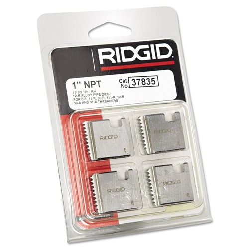  | Ridgid 37835 1 in. - 11-1/2 TPI Alloy RH NPT Pipe Die image number 0