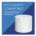 Paper Towels and Napkins | Scott 09605 11 1/10 in. x 6 in. x 7 5/8 in. Essential Coreless SRB Tissue Dispenser - White image number 4