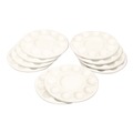 Bulk Savings Pricing 2 | Creativity Street PAC5924 Round Plastic Paint Trays for Classroom - White (10/Pack) image number 3