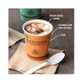 Cups and Lids | Pactiv Corp. DPHC8EC EarthChoice 8 oz. Compostable Paper Cups - Green (1000/Carton) image number 4