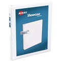 Office Jansan | Avery 19551 11 in. x 8.5 in. 3 Rings 0.5 in. Capacity Showcase Economy View Binders with Slant Rings - White image number 0
