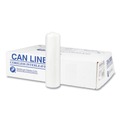 Trash Bags | Inteplast Group S303708N High Density 30 gal. 8 Microns 30 in. x 37 in. Interleaved Commercial Can Liners - Clear (500/Carton) image number 0