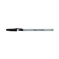 Office Jansan | Universal UNV27420 Fine 0.7 mm Stick Ballpoint Pen - Black Ink, Gray/Black Barrel (1 Dozen) image number 3