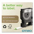 Labels | DYMO 18055 0.5 in. x 5 ft. Rhino Heat Shrink Tubes Industrial Label Tape - White/Black Print (1-Roll) image number 5