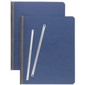 Office Jansan | ACCO A7025973A 8.5 in. x 11 in. 3 in. Capacity Two-Piece Prong Fastener Pressboard Report Cover with Tyvek Reinforced Hinge - Dark Blue image number 1
